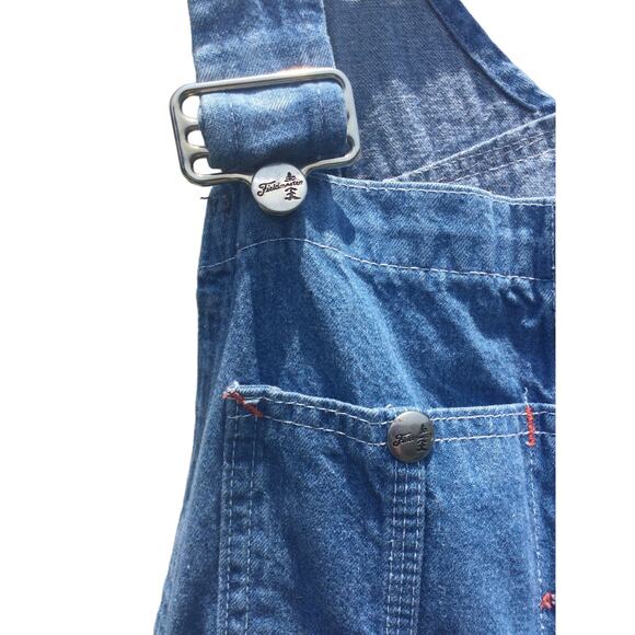 Vtg Sears Fieldmaster denim overalls sz 28 x 30 coveralls jeans farm garden work - Picture 4 of 10